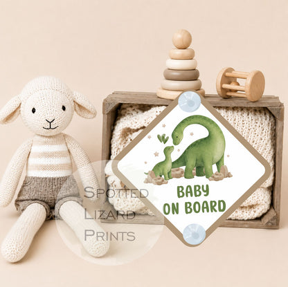 Baby on Board Sign - Child on Board Car sign - Gift for new Mum - Baby announcement - Car window sign