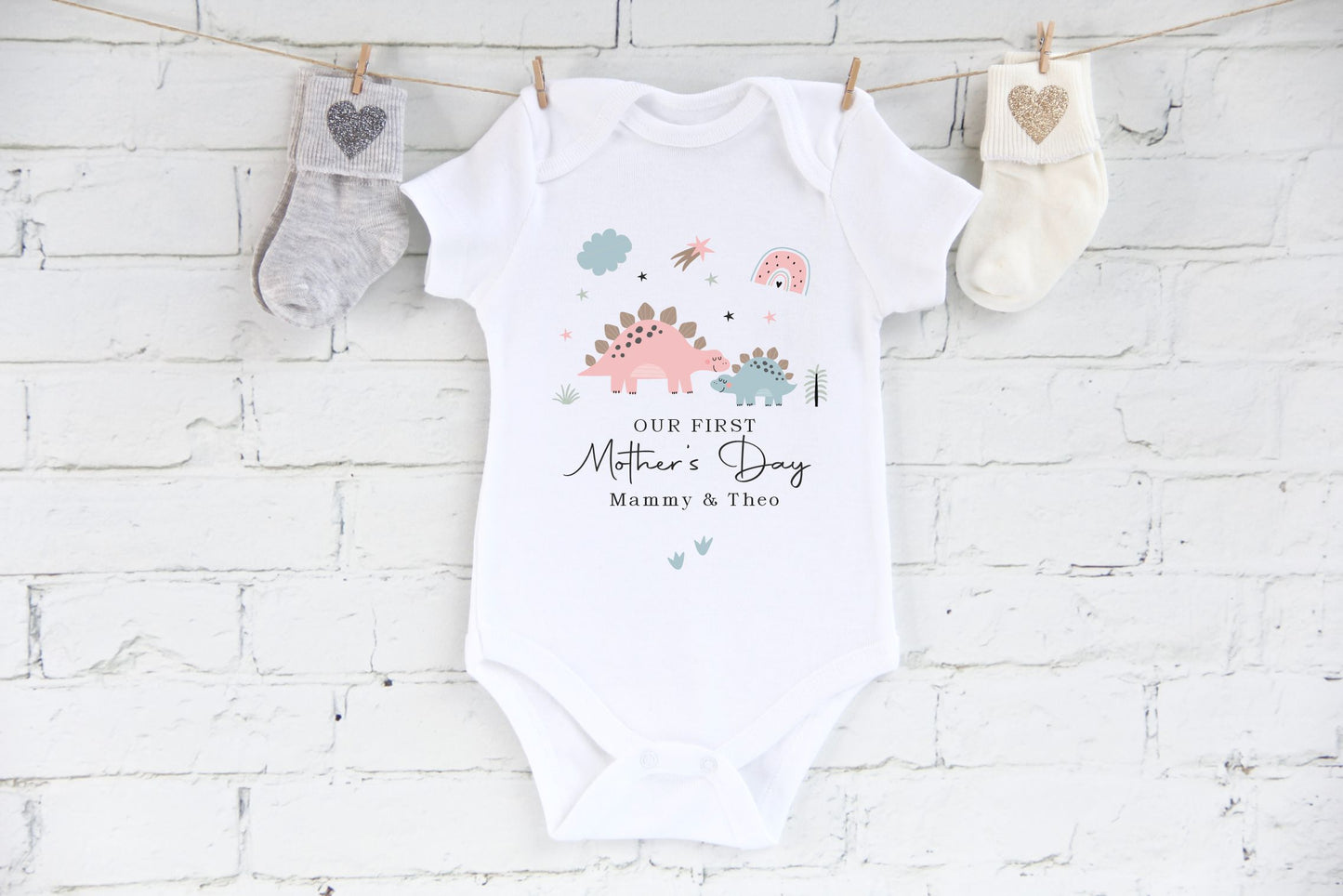 Our first mothers day Baby vest