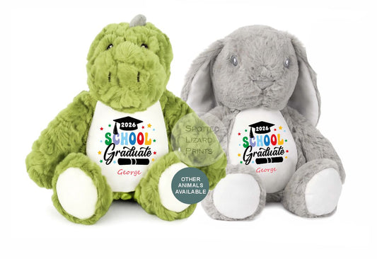 Personalised School graduate teddy