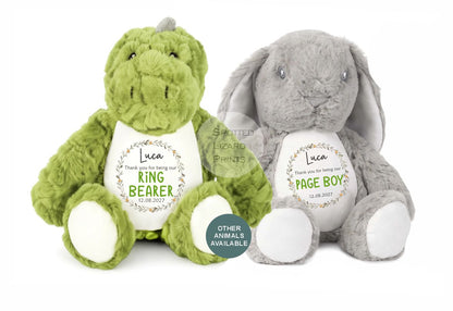 personalised page boy bunny