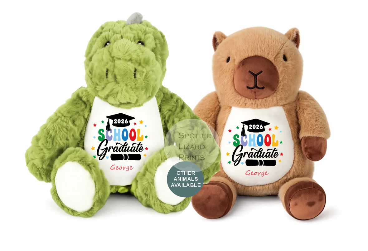 Personalised School graduate teddy