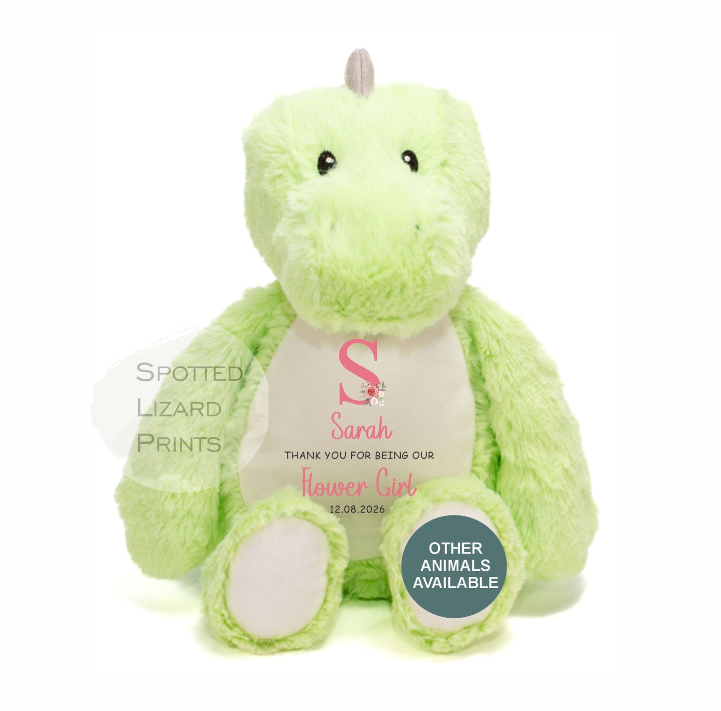 Personalised Flower girl teddy