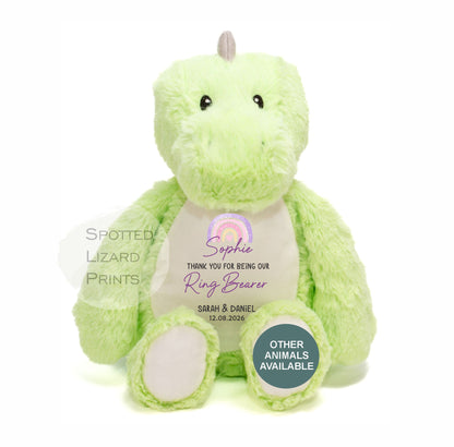 personalised flower girl teddy