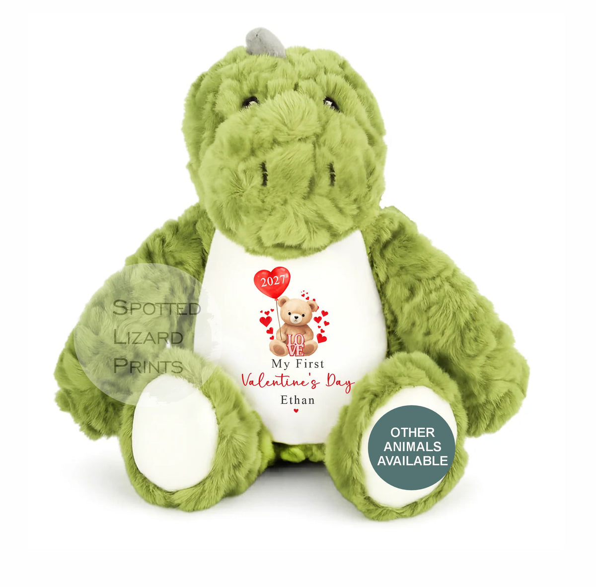 Personalised Valentines Teddy Bear, personalised Valentines Gift, Gift for Girlfriend, Valentines Day soft Toy, Gift for Her