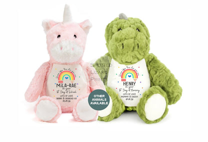 personalised first day of school teddy