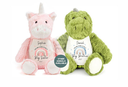 Personalised New Baby Gift, Going to be a big sister, Pregnancy reveal, Big sister Gift, Promoted to Big Brother, Promoted to Big Sister