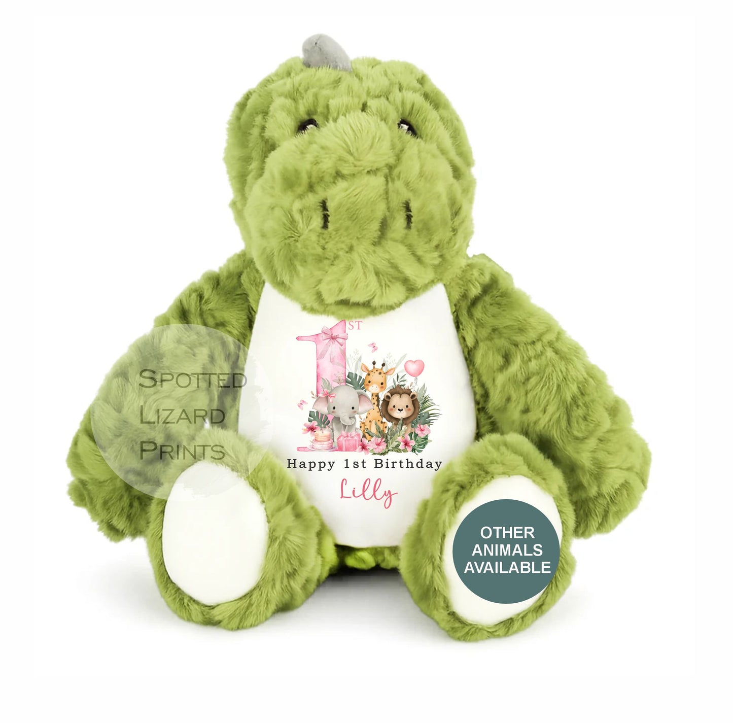 Personalised 1st Birthday Teddy | Baby First Birthday Gift | Custom Name Soft Toy | Kids Cuddly Toy Keepsake | Personalised Baby Gift UK