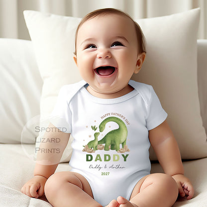 Fathers Day Sleepsuit, 1st Fathers Day As My Daddy, New Dad Gift, Fathers Day, 1st Fathers Day Babygrow, Sleepsuit Baby vest, Cheers Daddy