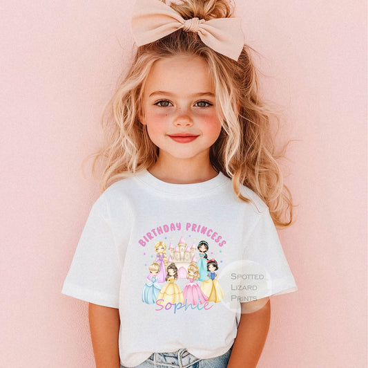 Personalised Princess Birthday T-shirt, First Birthday Sweatshirt, Birthday Princess Sweatshirt - Birthday Gifts - Birthday Girl T-shirt