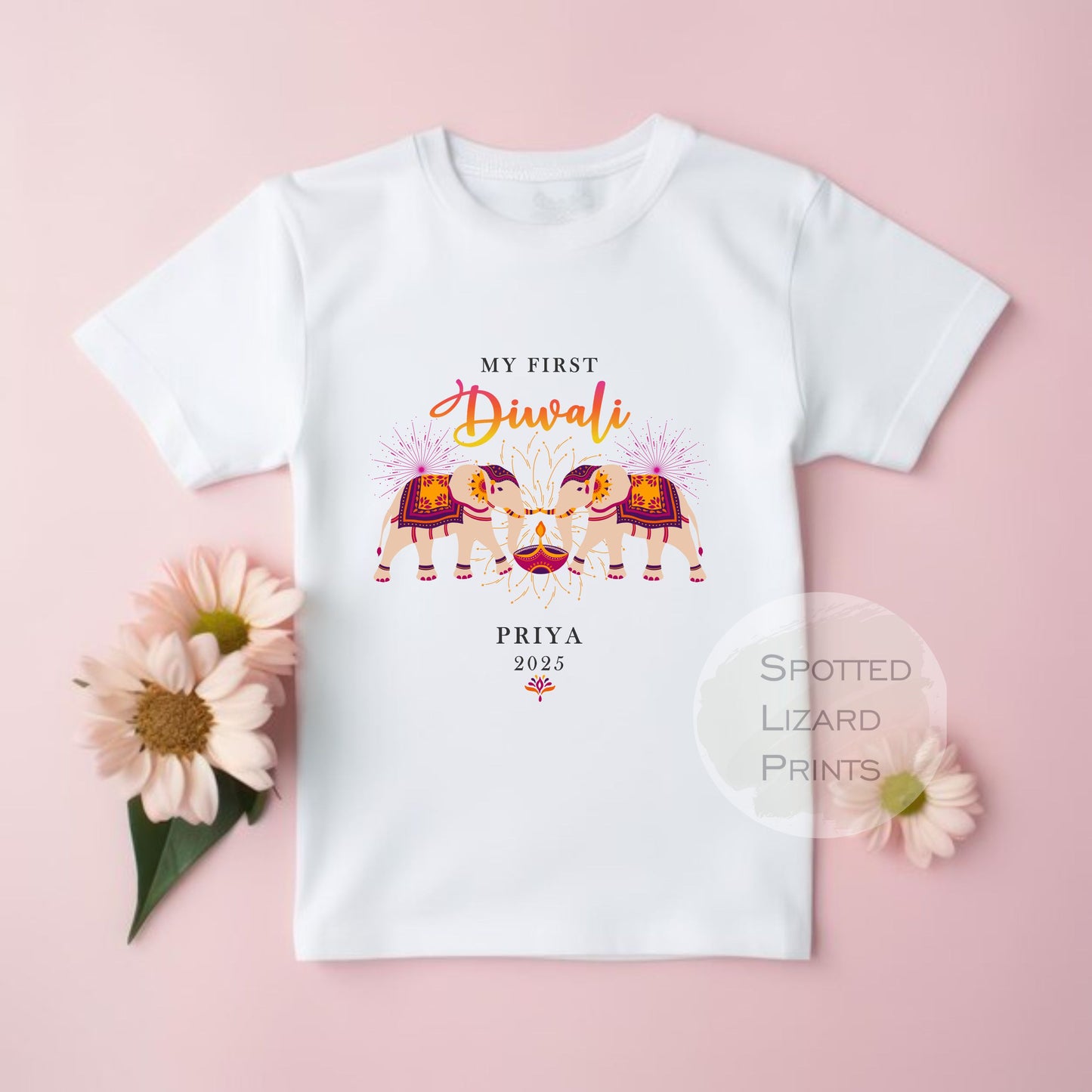 My First Diwali Personalised Baby - First Diwali sleepsuit - 1st Diwali Gift - Festival of Light Hindu Sikh Celebration - Diwali Baby Outfit