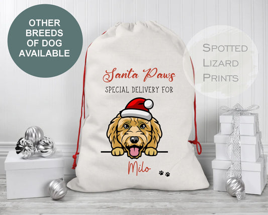 Pet Santa sack Gift Bag