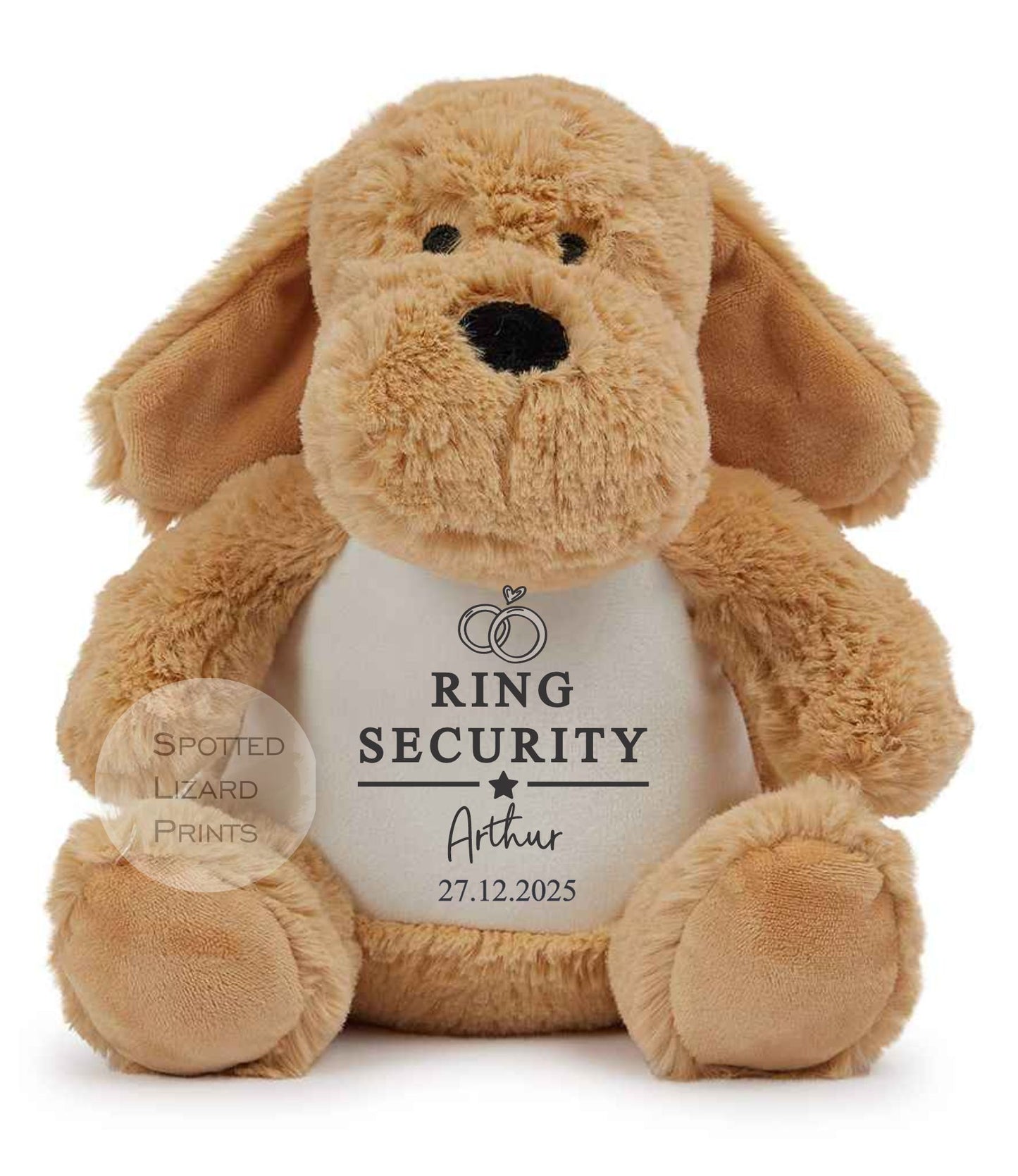 Thankyou teddy for page boys. Personalised Teddy for kids.