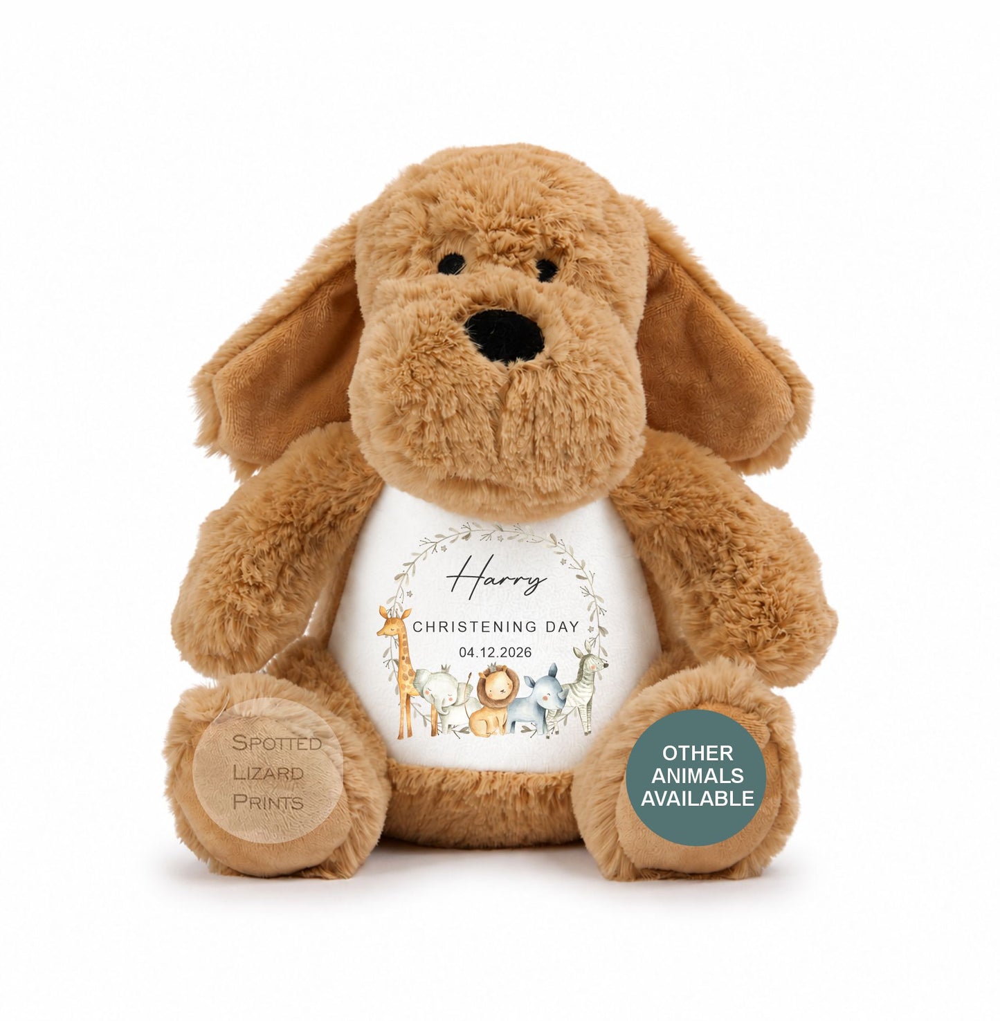 Personalised Christening Teddy Bear, Baby Baptism Gift, Custom Baby Name Soft Toy, Christening Keepsake Gift, Baby Girl Boy Gift, kids Bears