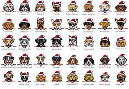 Personalised Dog Christmas bauble, puppy first Christmas bauble, dog Christmas keepsake, adopted pet ornament, dog Christmas ornament