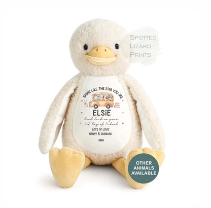 personalised first day of school teddy