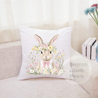 personalised easter book cushion