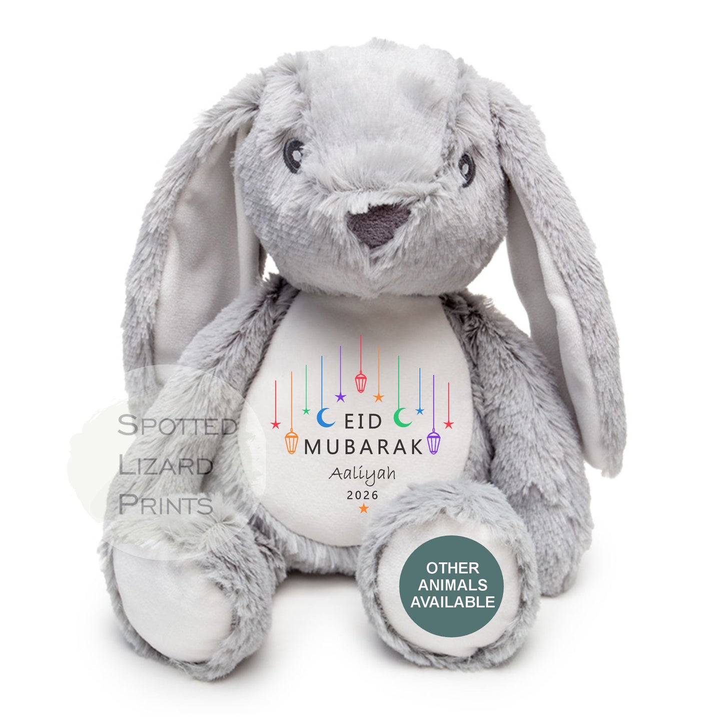 Personalised My First Eid Mubarak Toy - First Eid Teddy - 1st Eid Gift - Eid Mubarak Baby Teddy - Personalised Baby Gift