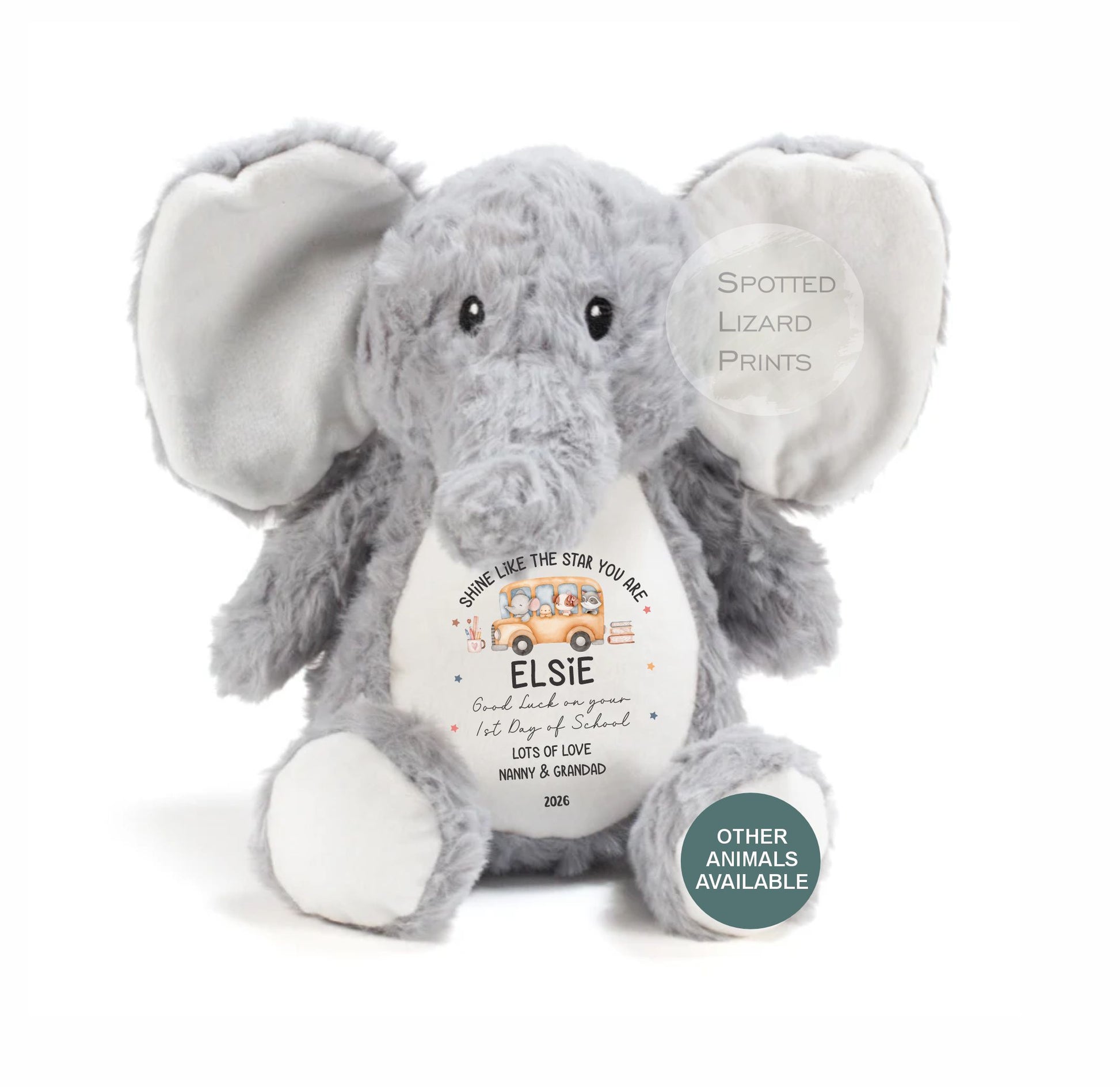 personalised first day of school teddy