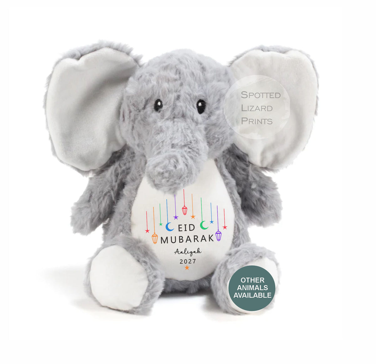 Personalised My First Eid Mubarak Toy - First Eid Teddy - 1st Eid Gift - Eid Mubarak Baby Teddy - Personalised Baby Gift