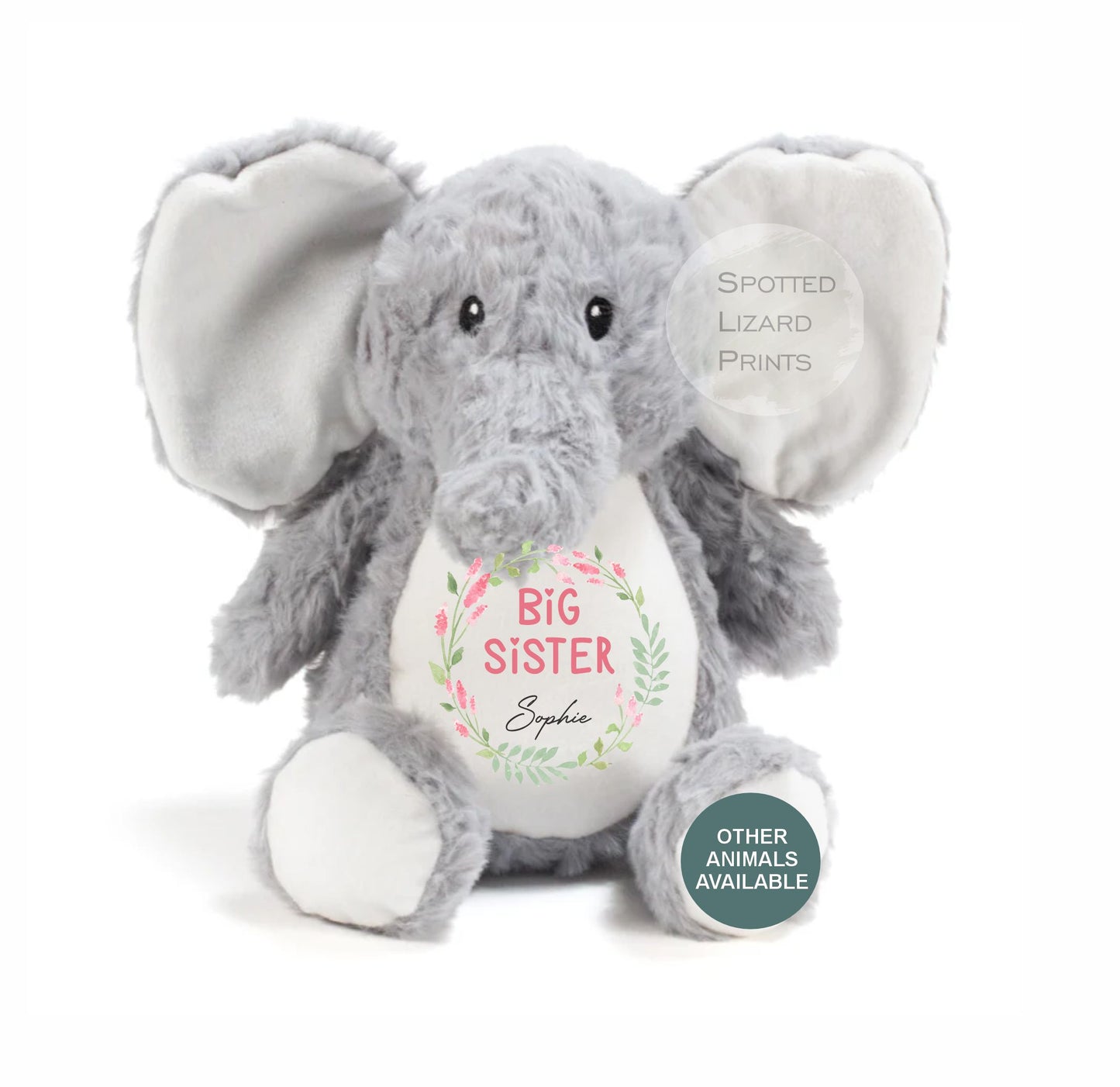 Personalised Big Sister Little Sister teddy
