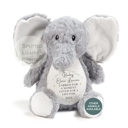 Personalised Baby Loss Teddy - Miscarriage Teddy - Angel Baby - Still Born Gifts - Baby Memorial Keepsake - Baby Loss Keepsake