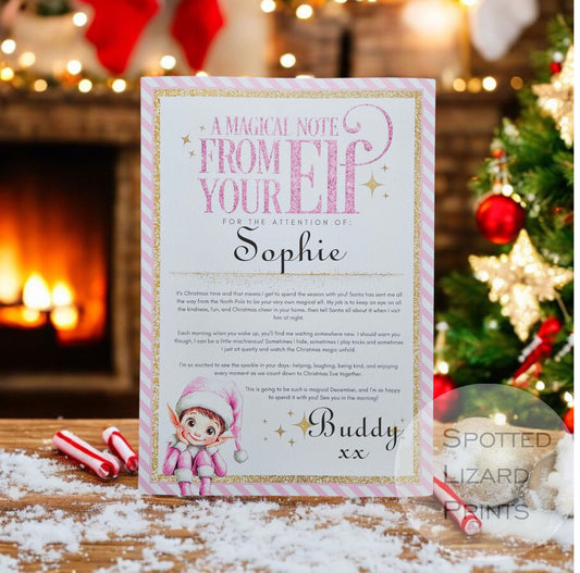 Letter from Elf