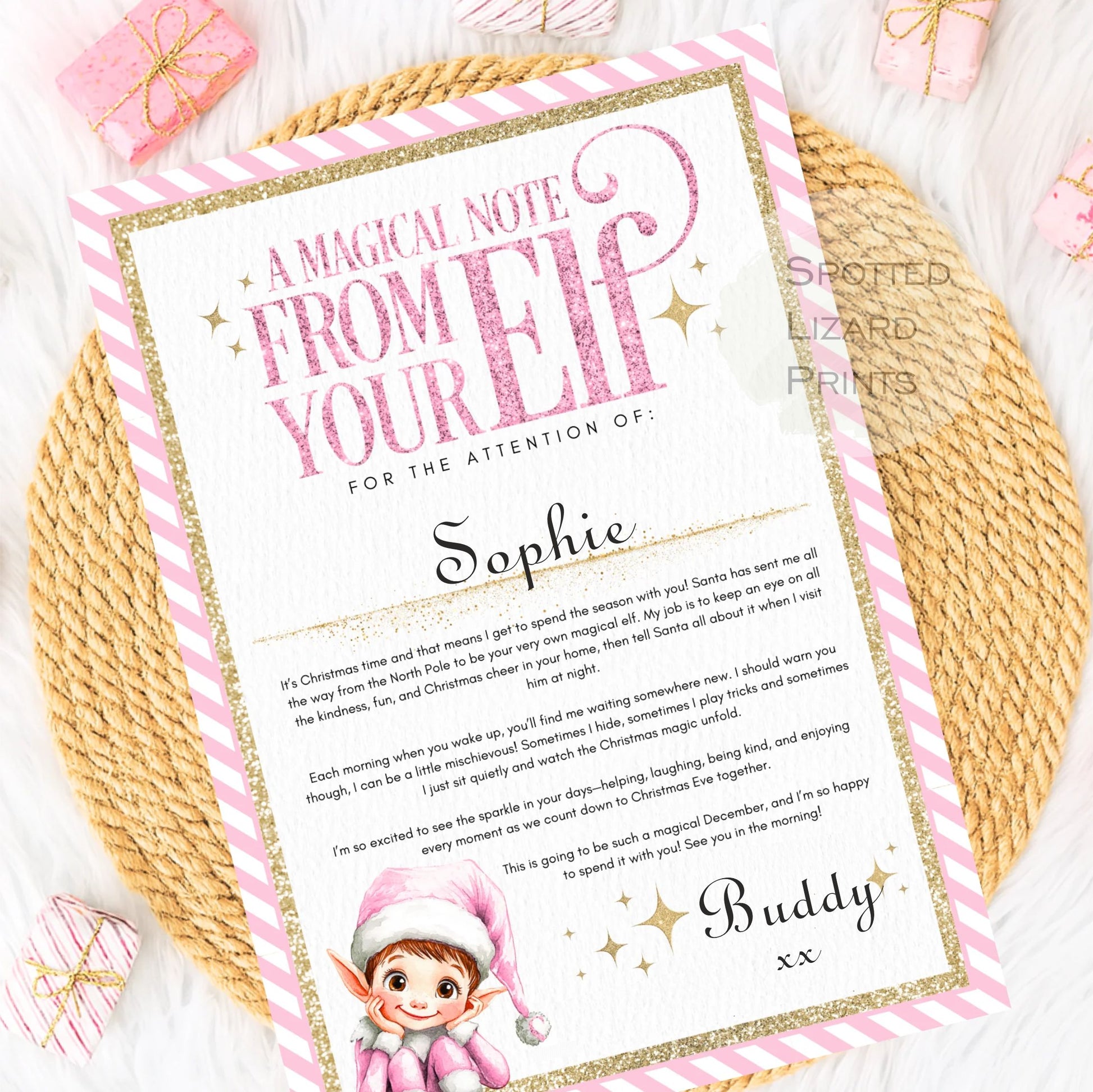 Letter from Elf