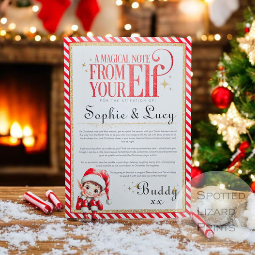 Letter from Elf