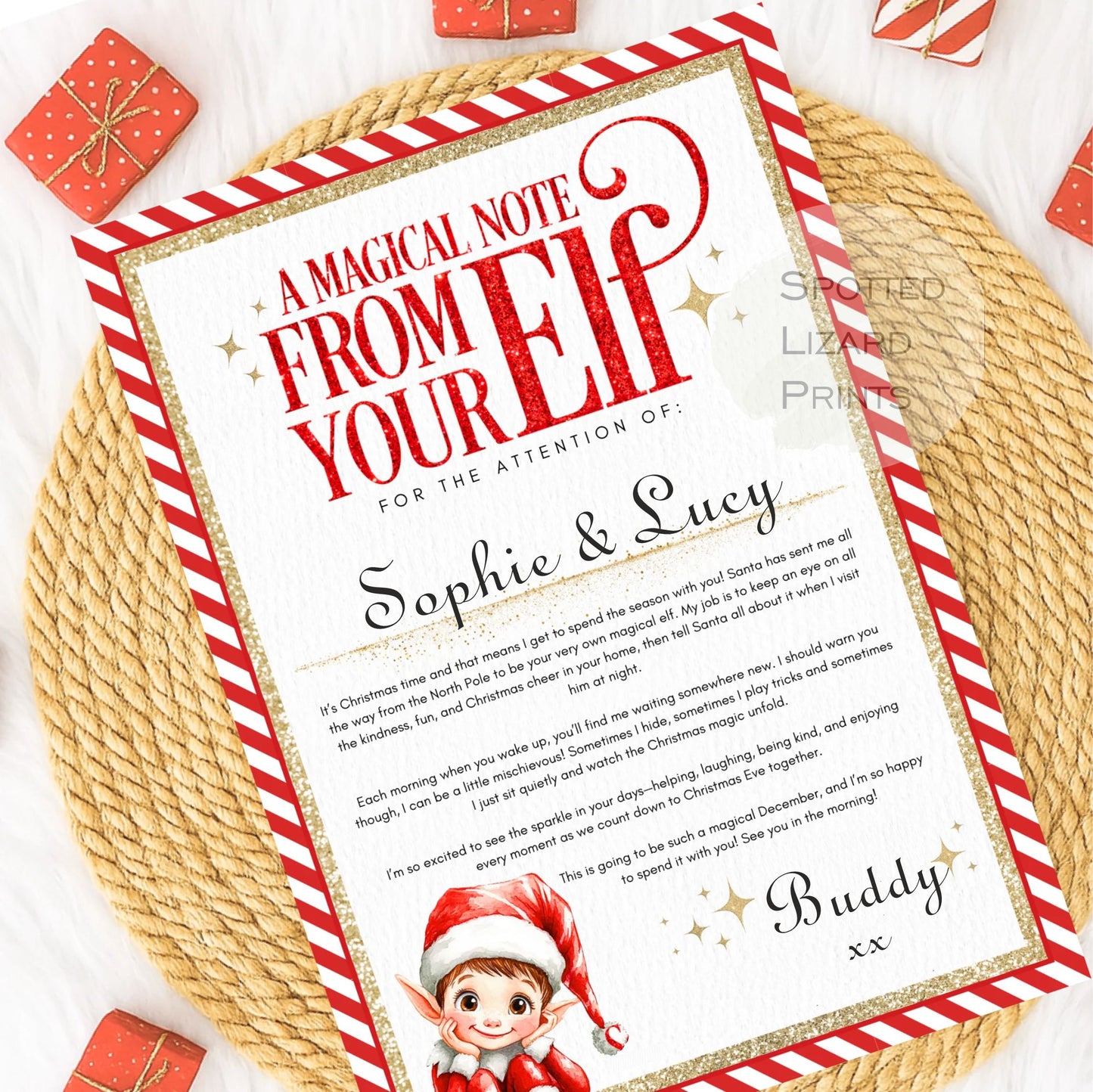 Letter from Elf