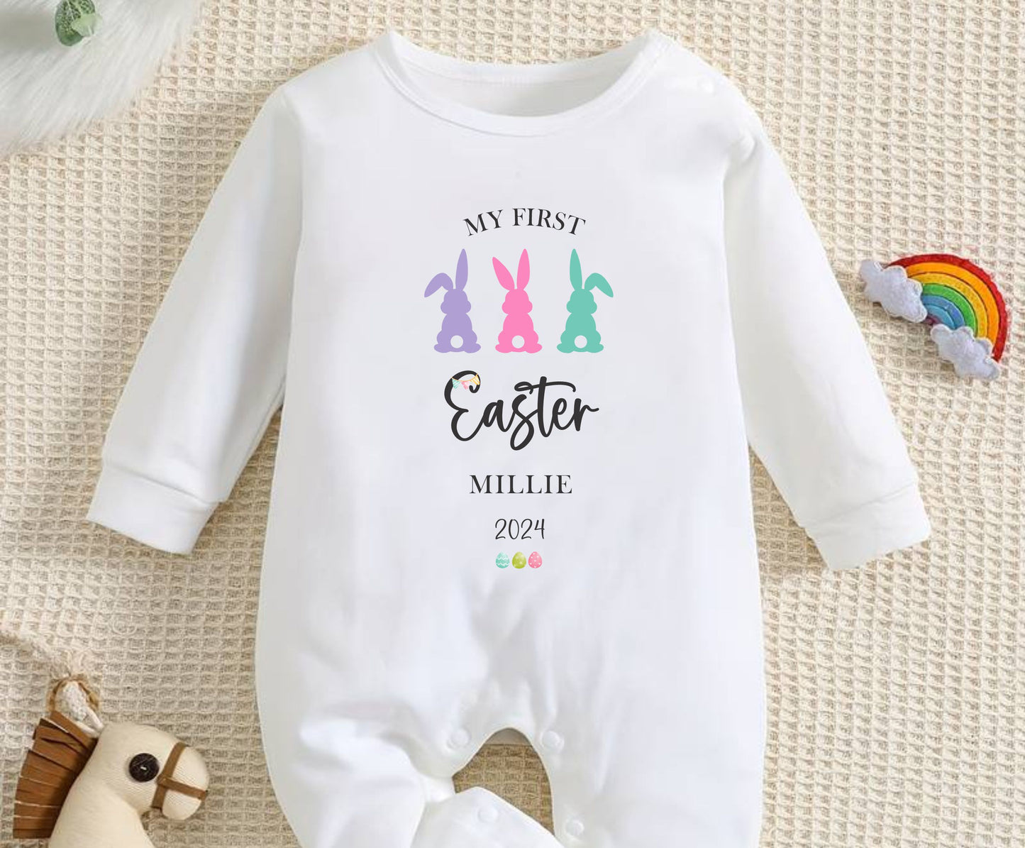 My first easter baby clothing