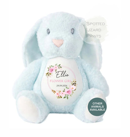 Personalised Flower Girl Teddy