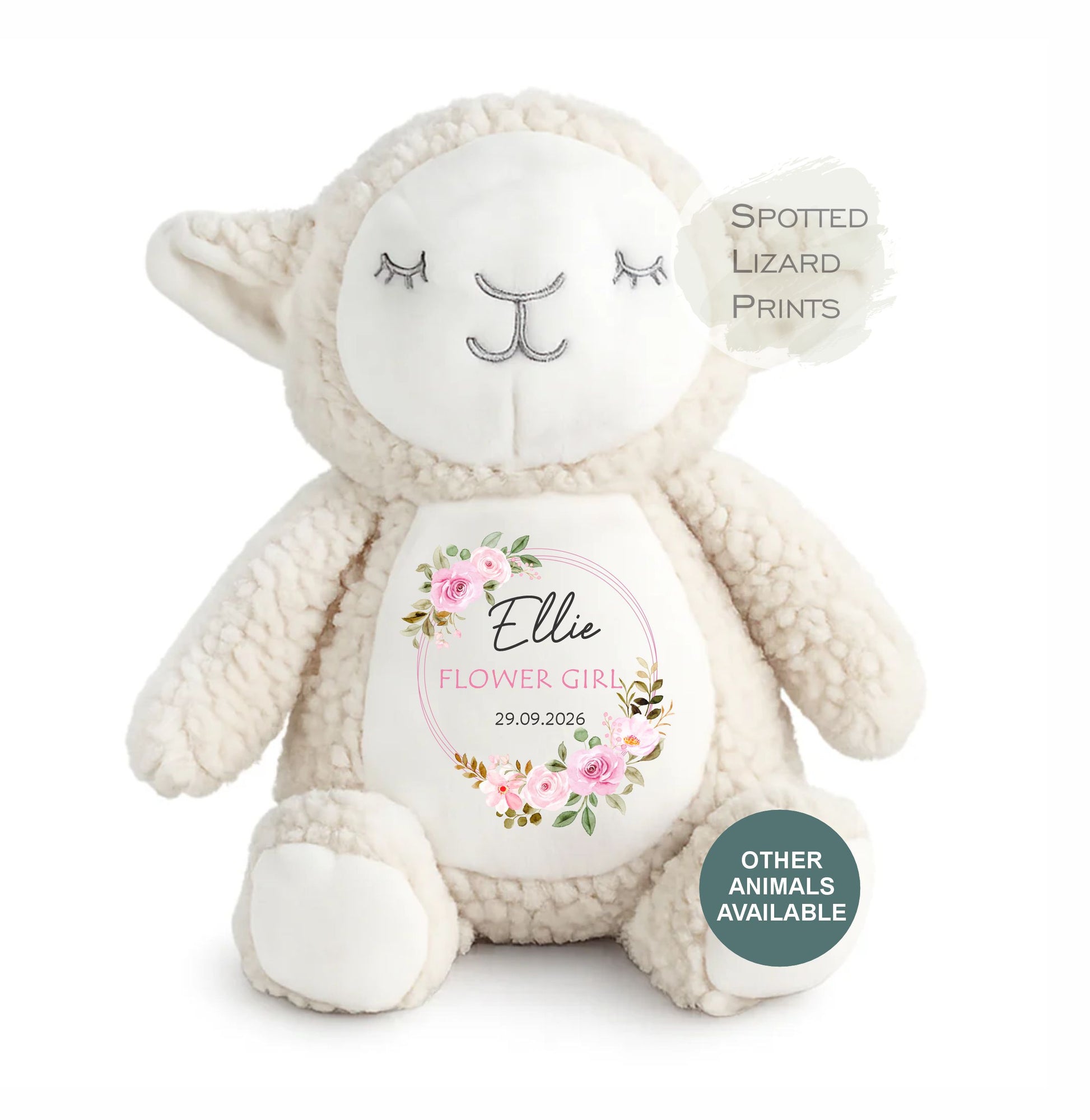 Personalised Flower Girl Teddy