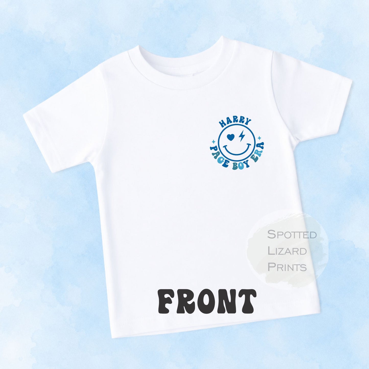 Personalised Page Boy Era Kids T-Shirt, Custom Name Wedding Shirts, Ring Bearer Outfit, Wedding Day Kids Tee, Page Boy Gift, Gift for Kids