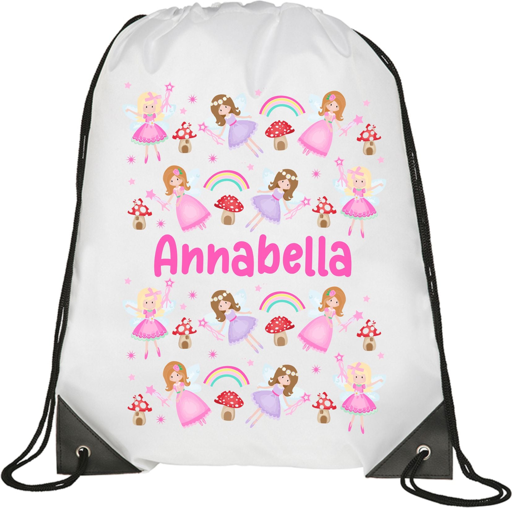 Fairy drawstring bag