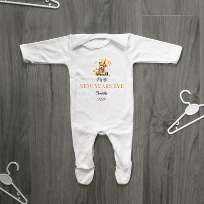 My first new years personalised Baby rompersuit