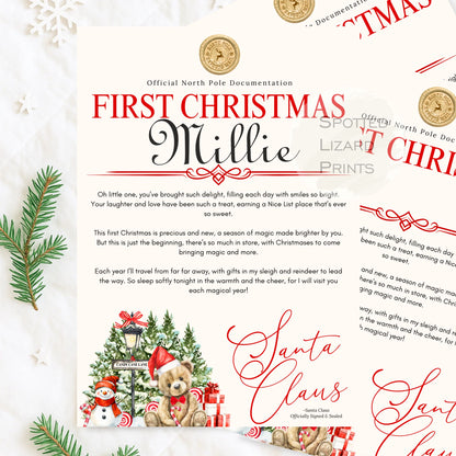 first Christmas certificate