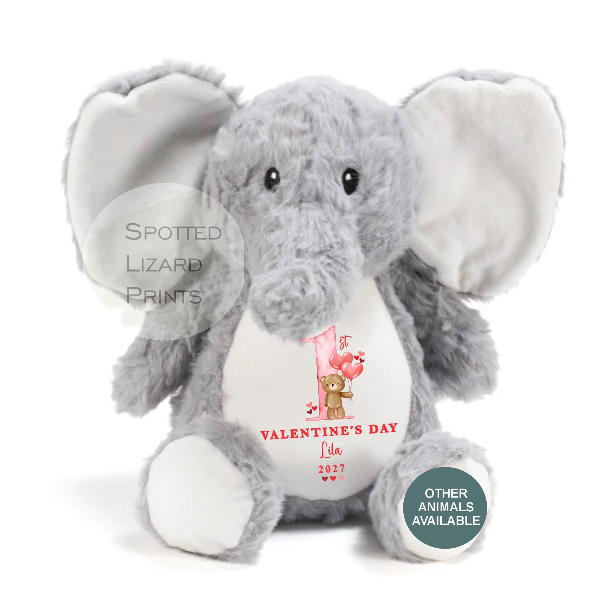 Personalised Valentines Teddy Bear, personalised Valentines Gift, Gift for Girlfriend, Valentines Day soft Toy, Gift for Her