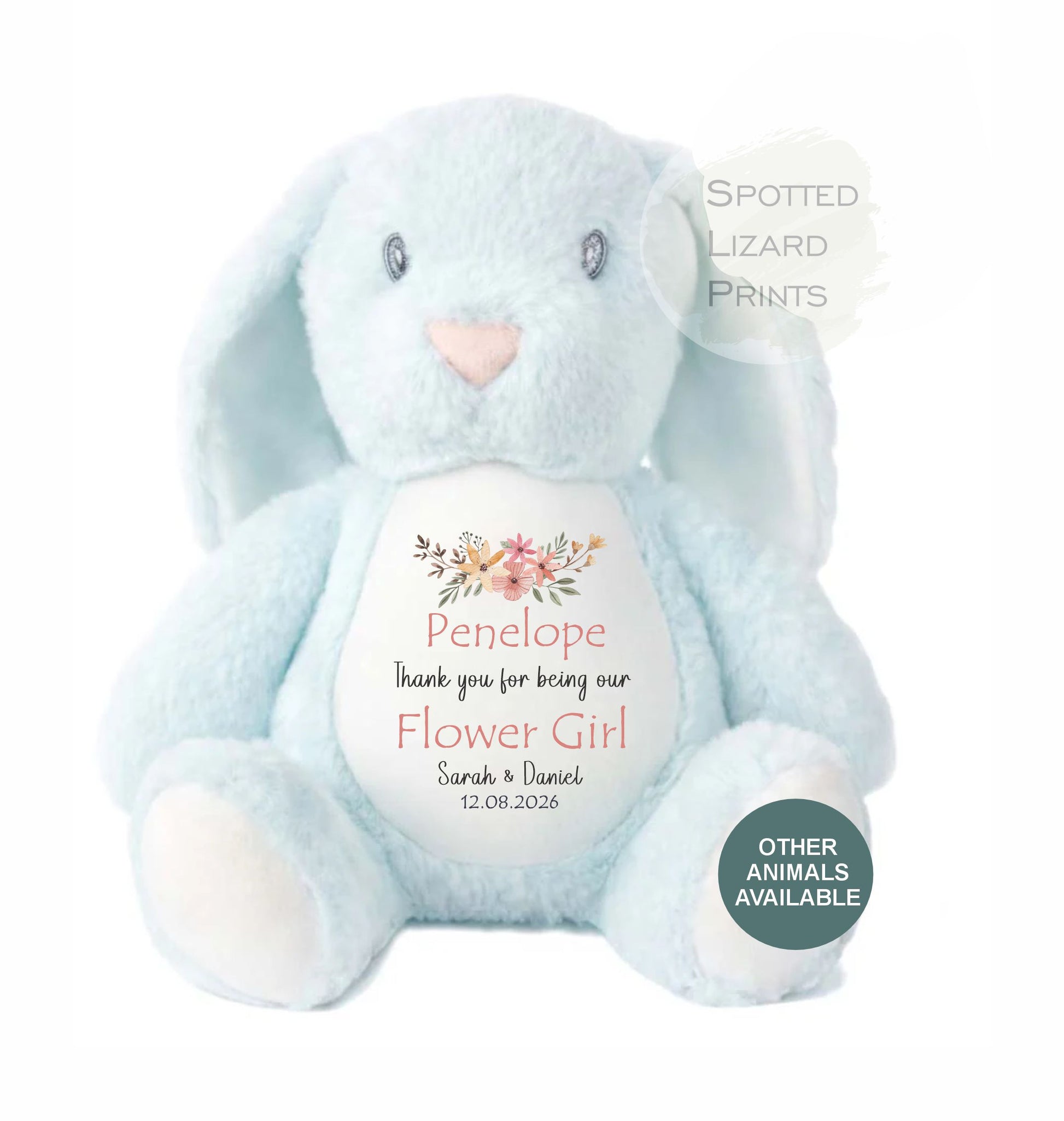 Personalised Flower Girl Teddy