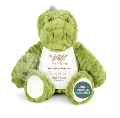 Personalised Flower Girl Teddy