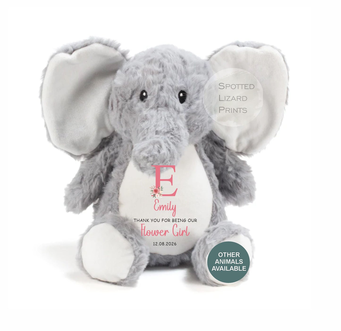 Personalised Flower girl teddy