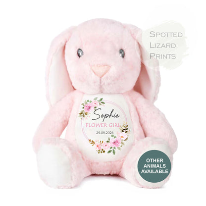 Personalised Flower Girl Teddy