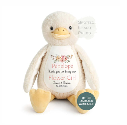 Personalised Flower Girl Teddy