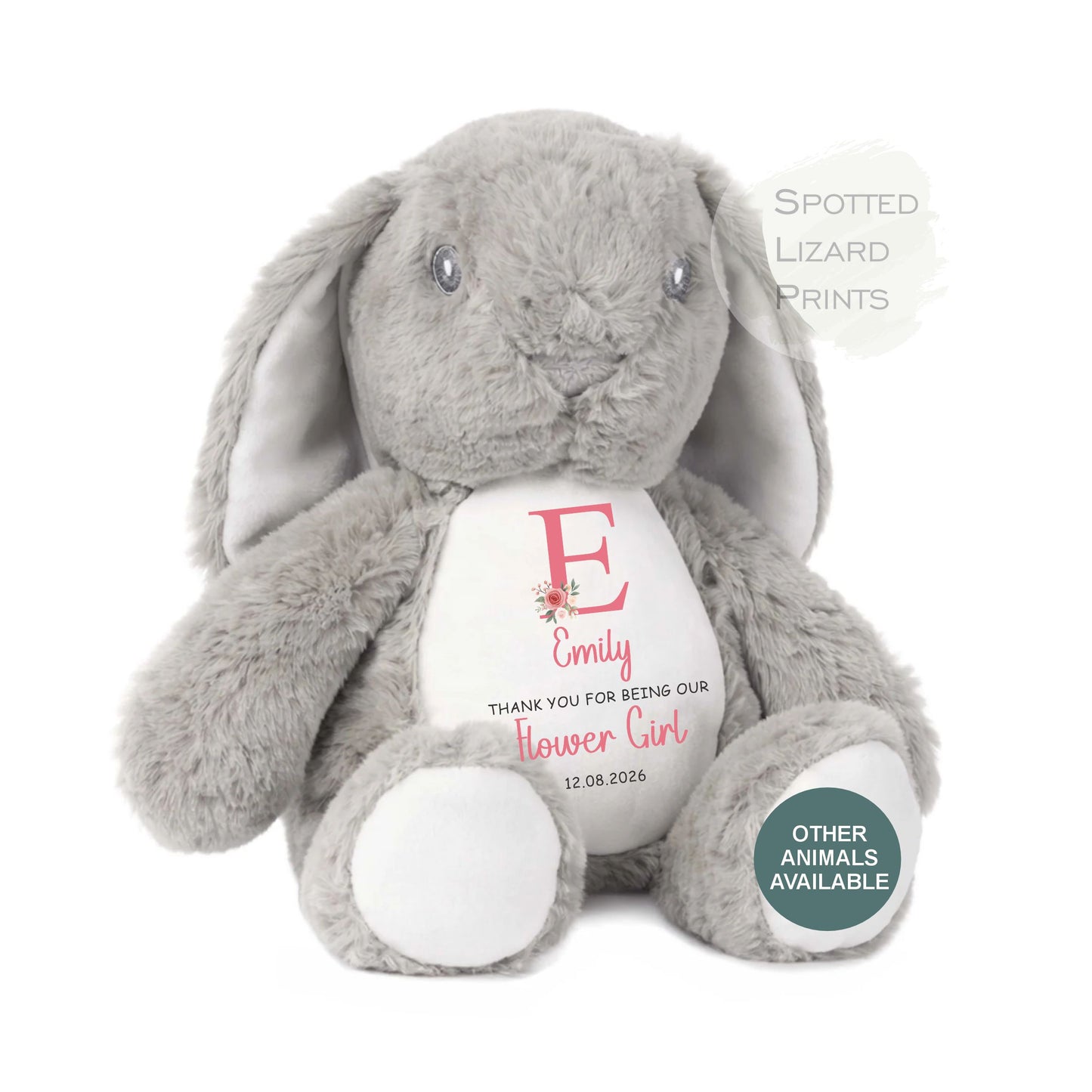 Personalised Flower girl teddy