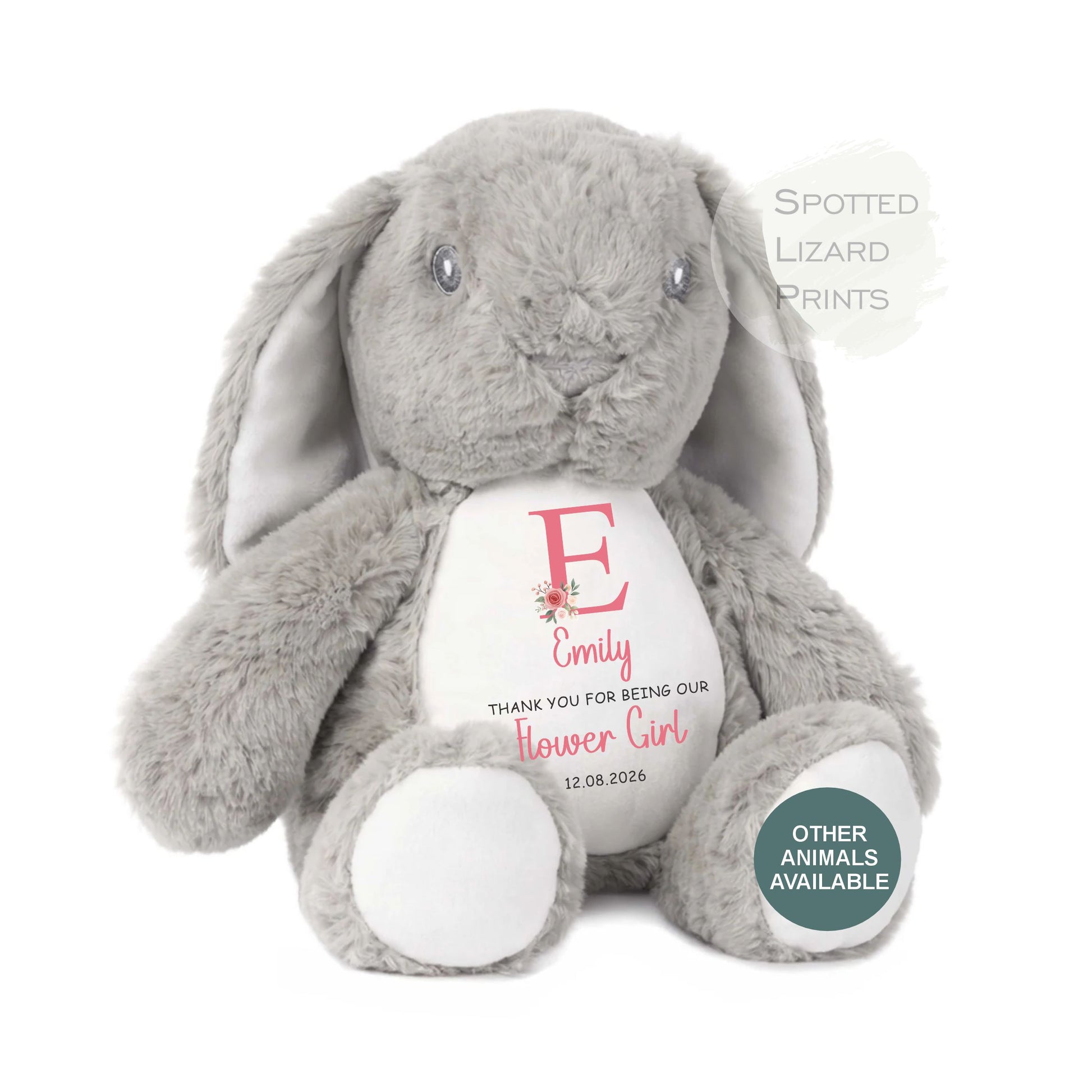 Personalised Flower girl teddy