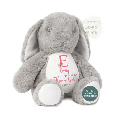 Personalised Flower girl teddy