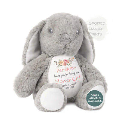 Personalised Flower Girl Teddy
