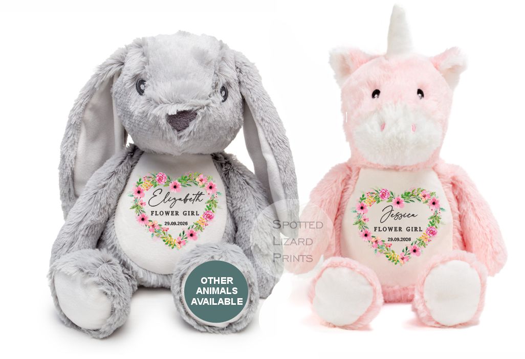 Bunny teddy wedding thankyou gift