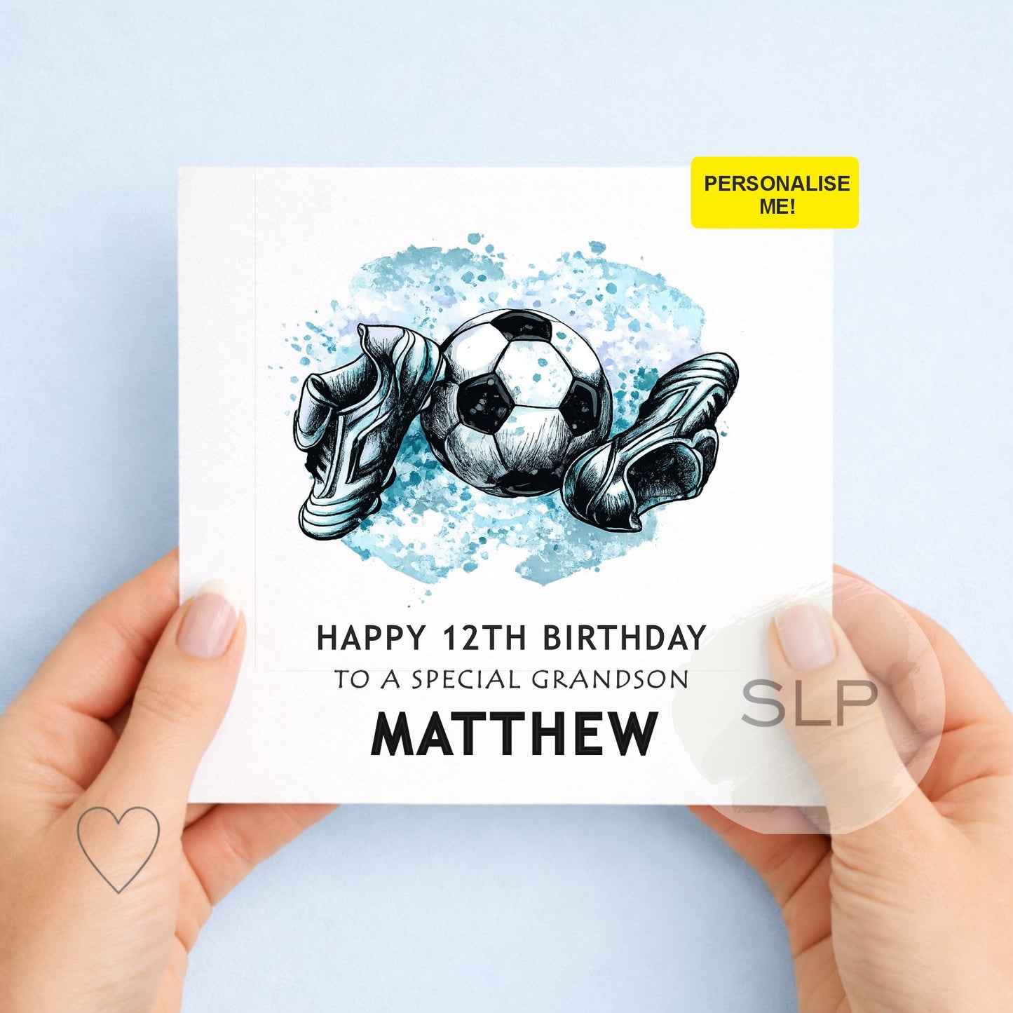 Personalized Birthday Card for Boys, Men, Son, Grandson, Brother, Nephew, Friend, Rugby