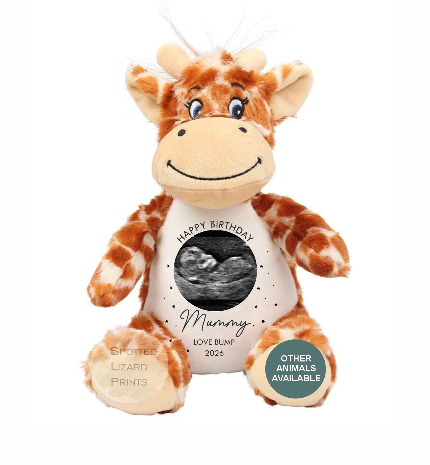 Happy Birthday Mummy Gift From Bump Bunny Soft Toy