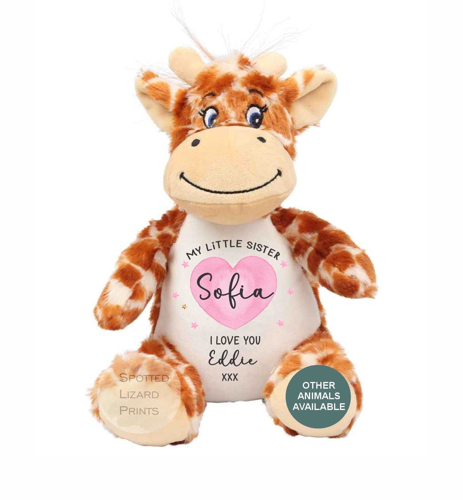 Personalised Big Brother or Big Sister Soft Toy